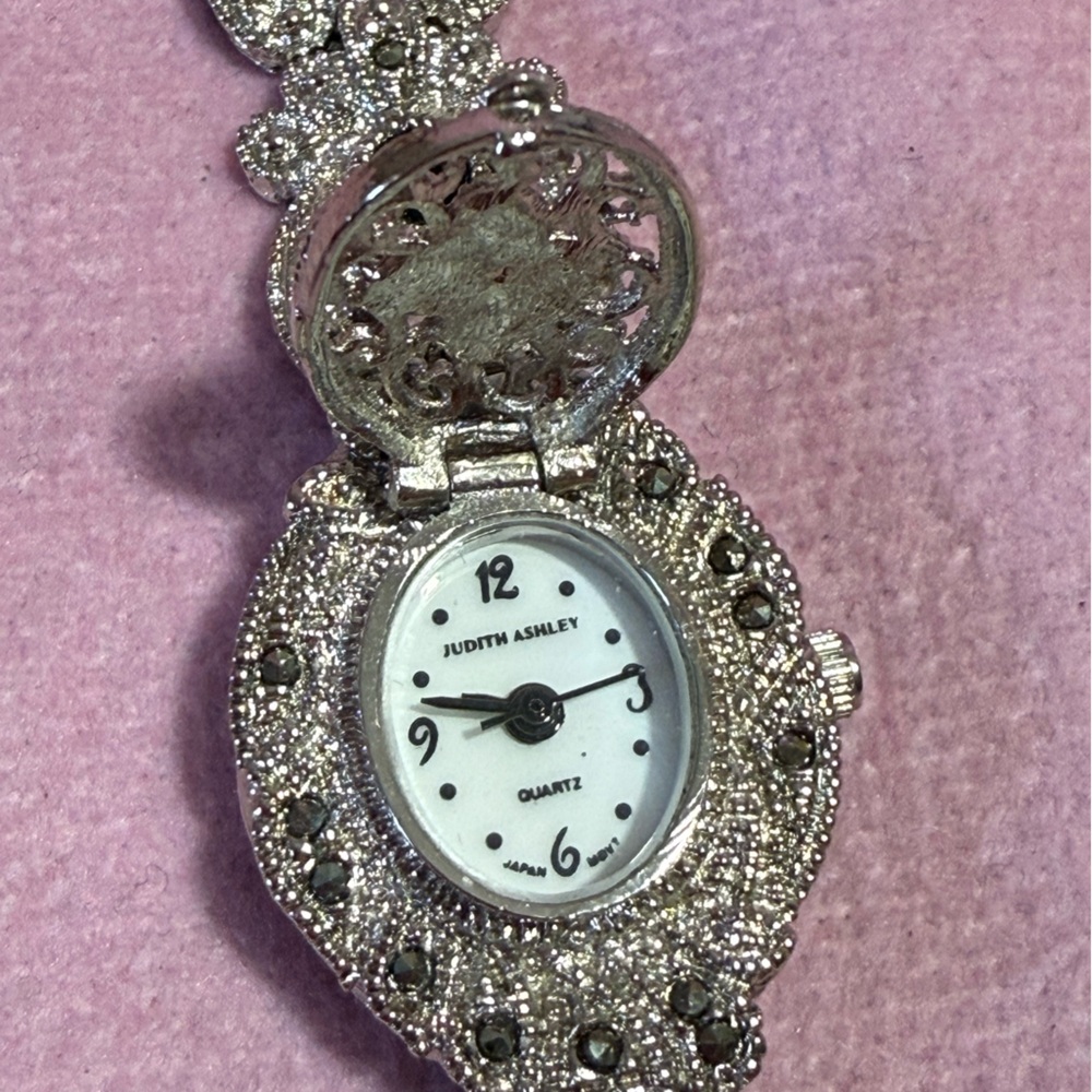 Vintage Judith Ashley Marcasite Watch